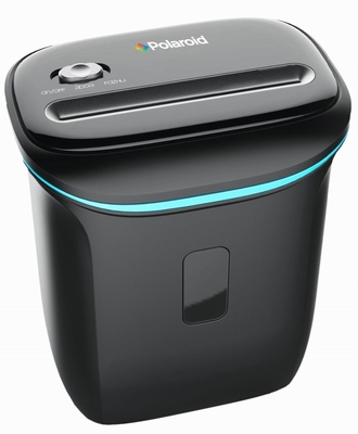 Home/Office Shredder de papel de 6 folhas de corte pequeno com capacidade de lixo de 12 litros e janela normal